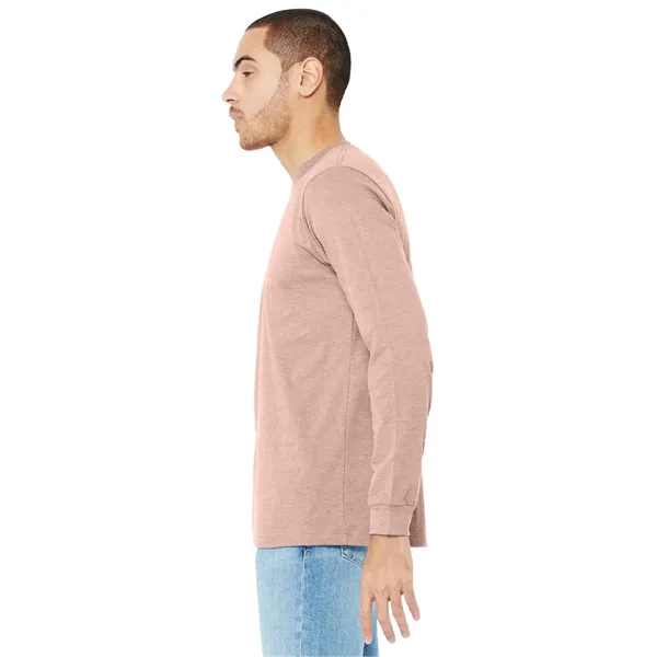 BELLA+CANVAS Unisex Heather CVC Long Sleeve Tee... from ASI 84863 SanMar
