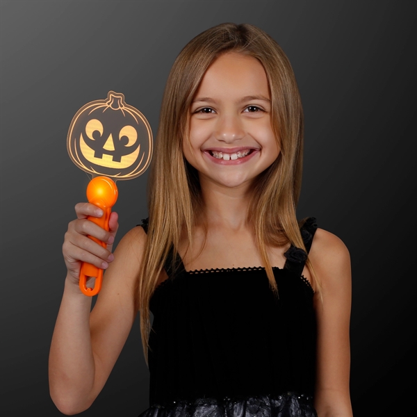 Halloween Pumpkin Lights Acrylic Wand; Blank & Imprinted pricing... from ASI 34194 ALightPromos