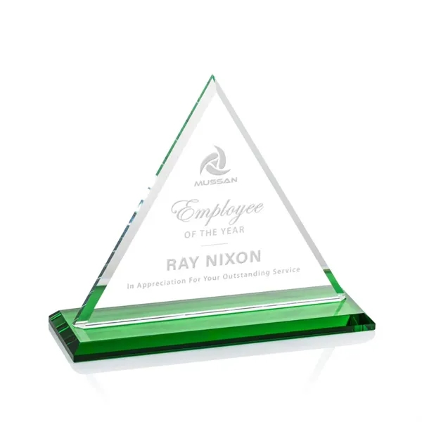 Our extraordinary Starfire triangle award is combined with an emerald crystal... from ASI 84592 St Regis Group / St Regis