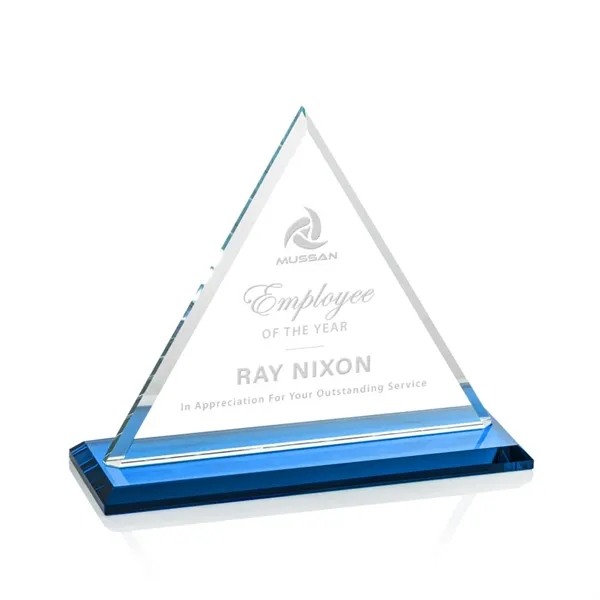 Our extraordinary Starfire triangle award is combined with a sky blue... from ASI 84592 St Regis Group / St Regis