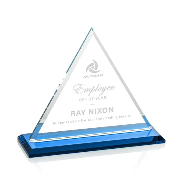 Our extraordinary Starfire triangle award is combined with a sky blue... from ASI 84592 St Regis Group / St Regis