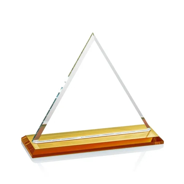 Our extraordinary Starfire triangle award is combined with an amber optical... from ASI 84592 St Regis Group / St Regis