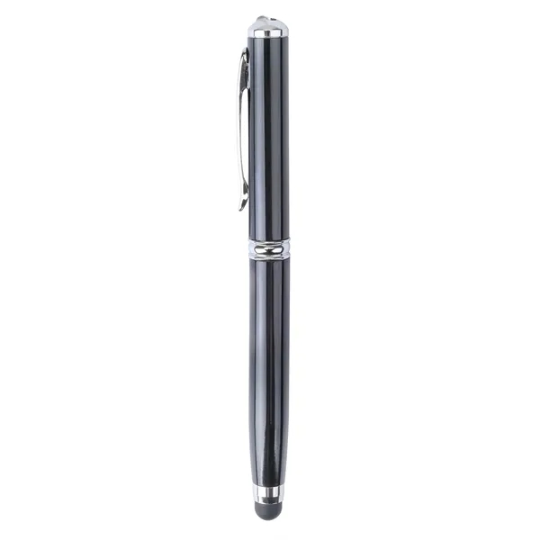 Plcard 4-in-1 LED Laser Pointer Stylus Metal Ballpoint.... from ASI 46755 Cosmo Promos