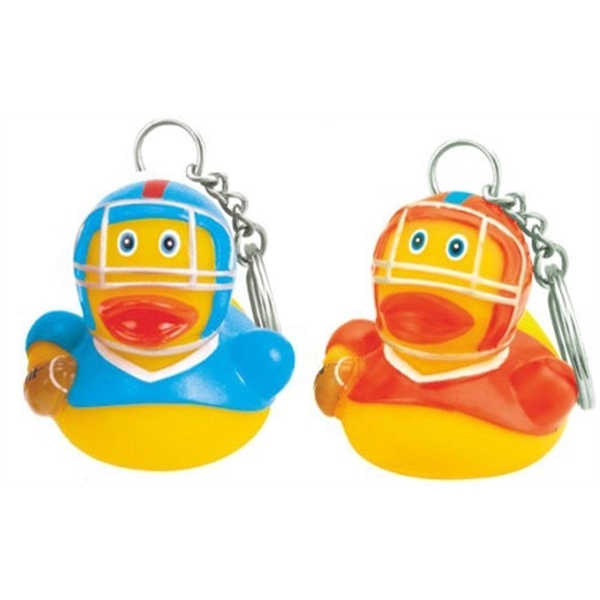 Rubber American Football Duck Key Chain.... from ASI 57705 Goodview Industries Co Inc