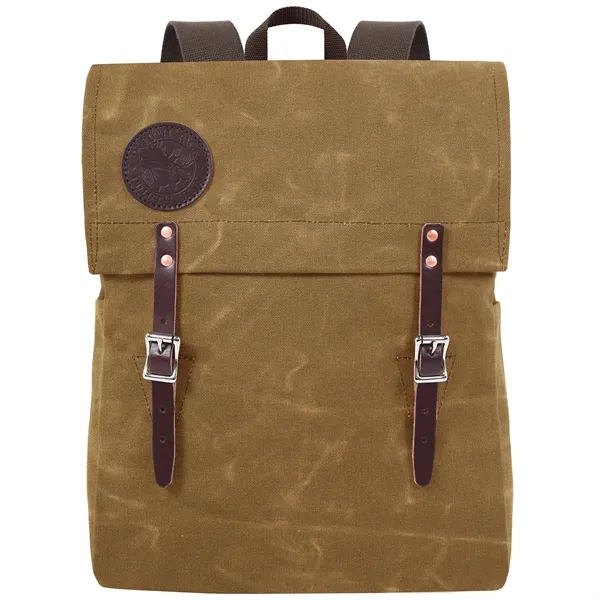 USA Made Book Bag made from durable 15-ounce canvas and leather... from ASI 46170 Compass Industries Inc