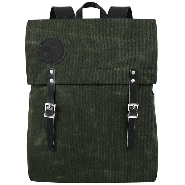 USA Made Book Bag made from durable 15-ounce canvas and leather... from ASI 46170 Compass Industries Inc