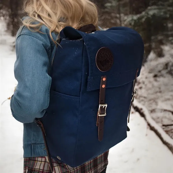 USA Made Book Bag made from durable 15-ounce canvas and leather... from ASI 46170 Compass Industries Inc