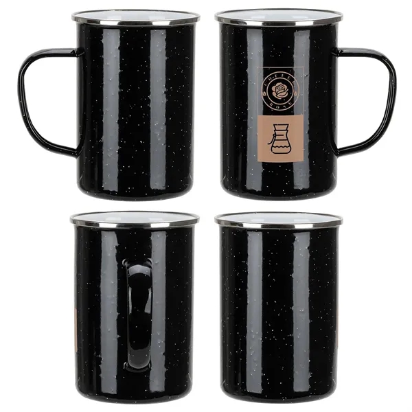 22 oz Enamel-Lined Iron Mug... from ASI 36730 Ariel Premium Supply Inc