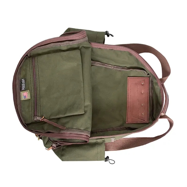 USA Made shoulder Sling Pack made from durable 15-ounce canvas with... from ASI 46170 Compass Industries Inc