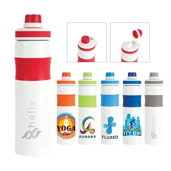 Prescott 26 oz. Single Wall Recycled Stainless Steel Bottle... from ASI 67866 Logomark/Valumark