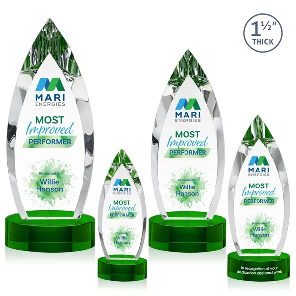 Fortier VividPrint™ Award - Green... from ASI 84592 St Regis Group / St Regis