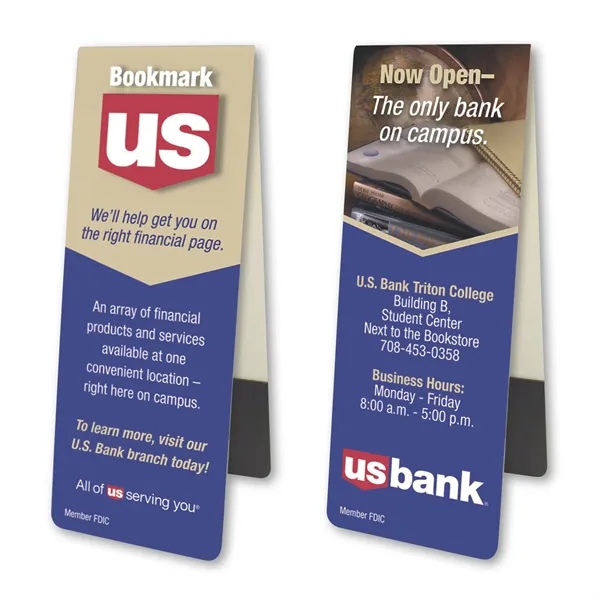 8" x 1.5" bookmark magnet made from 10 pt. paper with... from ASI 68507 The Magnet Group / Magnet LLC™