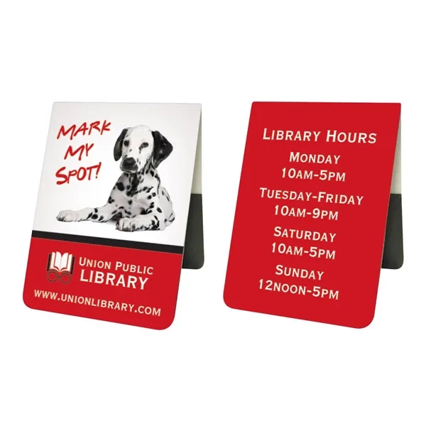 4" x 1.5" miniature magnetic bookmark made from 10 pt. paper... from ASI 68507 The Magnet Group / Magnet LLC™