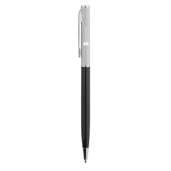 Lithe, Metal, Twist Action, Ballpoint, Slim, Pocket Clip, Writing Instrument, Ink... from ASI 46755 Cosmo Promos