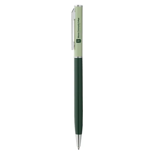 Lithe, Metal, Twist Action, Ballpoint, Slim, Pocket Clip, Writing Instrument, Ink... from ASI 46755 Cosmo Promos
