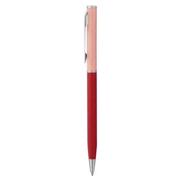 Lithe, Metal, Twist Action, Ballpoint, Slim, Pocket Clip, Writing Instrument, Ink... from ASI 46755 Cosmo Promos