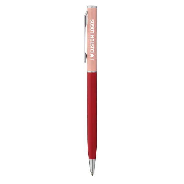 Lithe, Metal, Twist Action, Ballpoint, Slim, Pocket Clip, Writing Instrument, Ink... from ASI 46755 Cosmo Promos