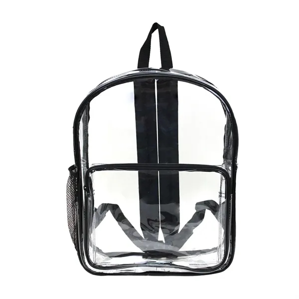 16" Heavy Duty Clear Security Side Mesh Pocket Backpack... from ASI 41511 Brainchild USA Inc / BrainChild Gift Club