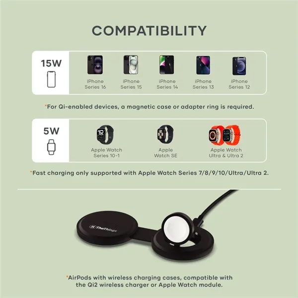 SATECHI® OntheGo 2-in-1 Wireless Charger... from ASI 84592 St Regis Group