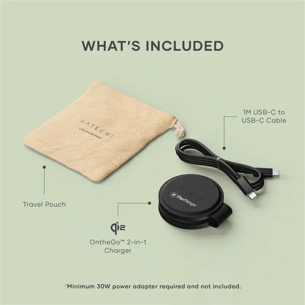 SATECHI® OntheGo 2-in-1 Wireless Charger... from ASI 84592 St Regis Group