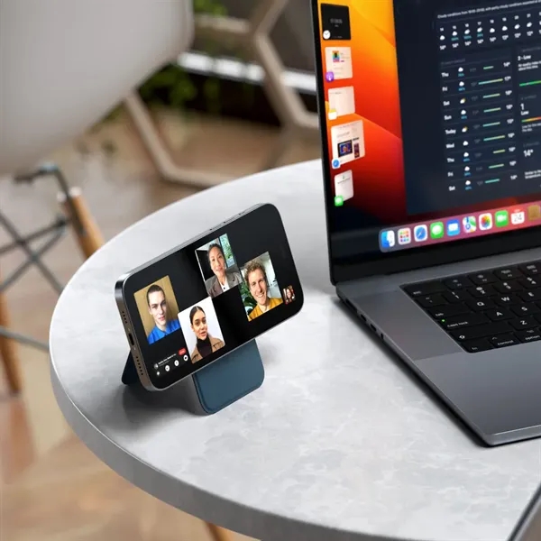 Satechi® MagSafe vegan-leather wallet holds 4 cards, doubles as iPhone stand,... from ASI 84592 St Regis Group