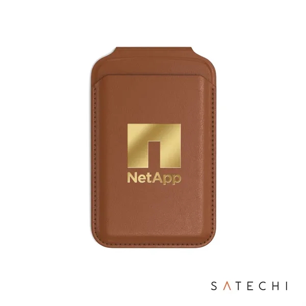 Satechi® MagSafe vegan-leather wallet holds 4 cards, doubles as iPhone stand,... from ASI 84592 St Regis Group