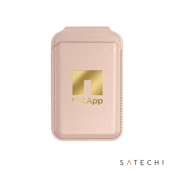 Satechi® MagSafe vegan-leather wallet holds 4 cards, doubles as iPhone stand,... from ASI 84592 St Regis Group