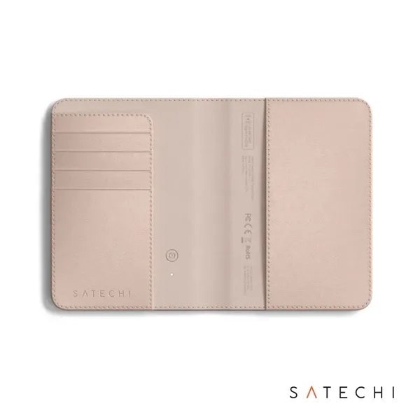 Satechi® Vegan-leather passport cover with Find My, RFID protection, wireless charging,... from ASI 84592 St Regis Group