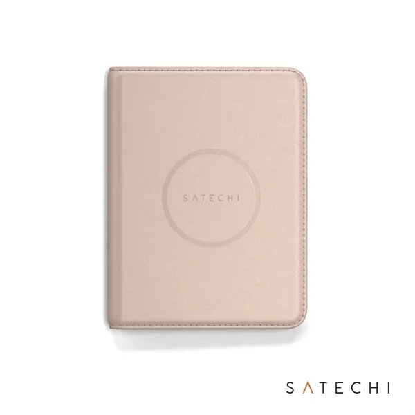 Satechi® Vegan-leather passport cover with Find My, RFID protection, wireless charging,... from ASI 84592 St Regis Group
