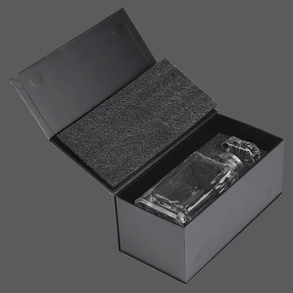 750mL square decanter with stopper in gift box, customizable for corporate... from ASI 72657 Active Life Promo / Apres Ski Active Life