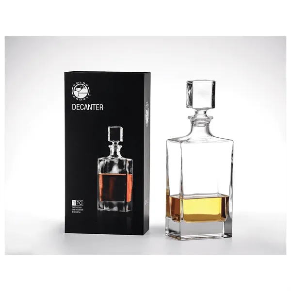 810mL glass decanter with stopper, customizable with logo or monogram, in... from ASI 72657 Active Life Promo / Apres Ski Active Life