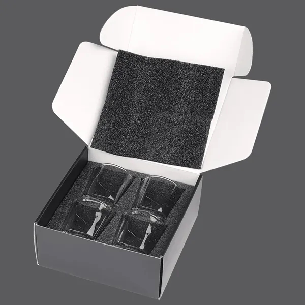Set of four 11 oz square rocks glasses ideal for custom... from ASI 72657 Active Life Promo / Apres Ski Active Life