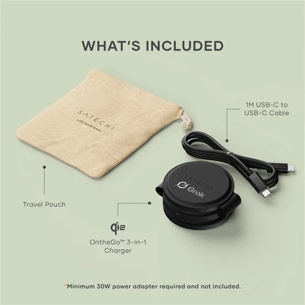SATECHI® OntheGo 3-in-1 Wireless Charger... from ASI 84592 St Regis Group