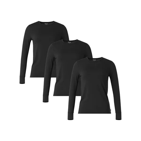 Wink - Layers - Women's 3-Pack Essential Layer Long Sleeve... from ASI 86018 Scrub Authority / Uniform Stores