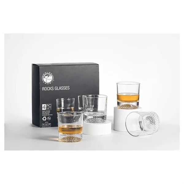 Set of four 9 oz Polar Camel golf-themed rocks glasses, customizable... from ASI 72657 Active Life Promo / Apres Ski Active Life