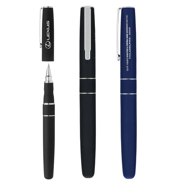 Milano Roller Brass Cap-Off Rollerball Pen.... from ASI 46755 Cosmo Promos