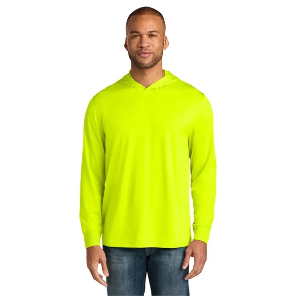 CornerStone Workwear Pro Long Sleeve Hooded Tee... from ASI 84863 SanMar
