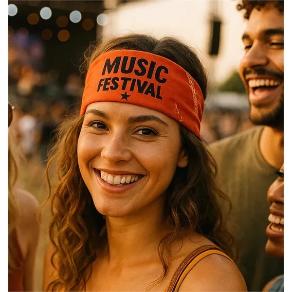 Fully customized bandana made with 100% recycled polyester for multi-user purposes... from ASI 72657 Active Life Promo / Active Life Promo