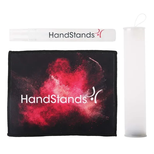 High-end microfiber cleaner cloth and lens cleaner spray gift set.... from ASI 61966 HPG / HandStands