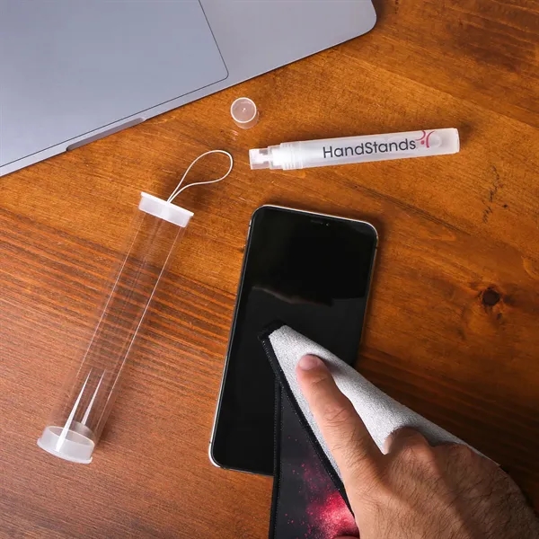 High-end microfiber cleaner cloth and lens cleaner spray gift set.... from ASI 61966 HPG / HandStands