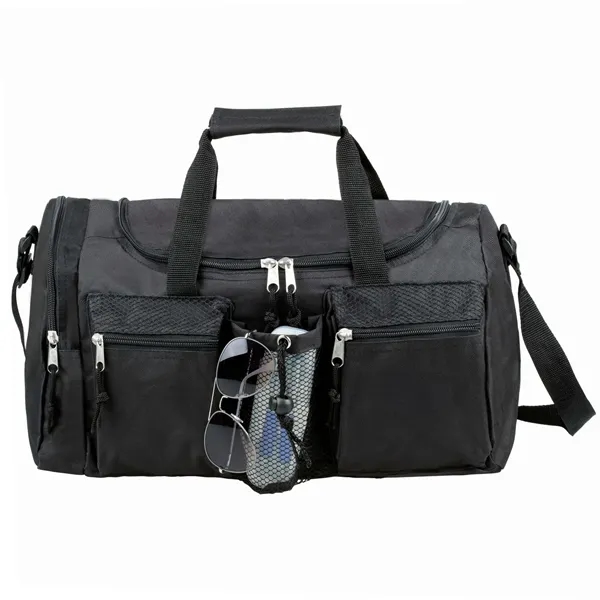Duffel bag made of 600 denier polyester with adjustable shoulder strap.... from ASI 46755 Cosmo Promos