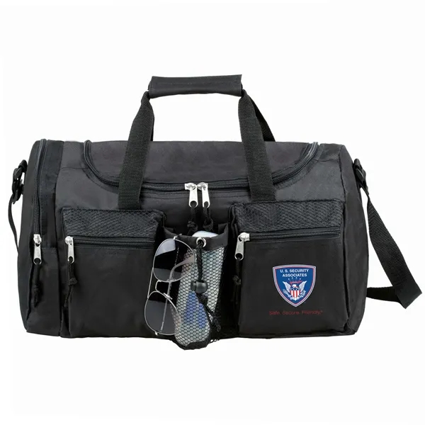 Duffel bag made of 600 denier polyester with adjustable shoulder strap.... from ASI 46755 Cosmo Promos