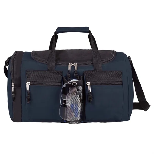 Duffel bag made of 600 denier polyester with adjustable shoulder strap.... from ASI 46755 Cosmo Promos