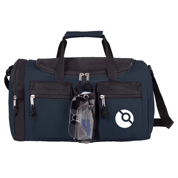 Duffel bag made of 600 denier polyester with adjustable shoulder strap.... from ASI 46755 Cosmo Promos