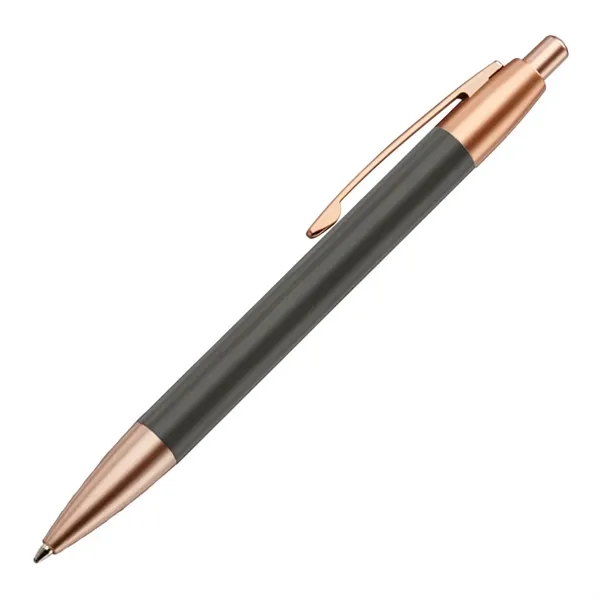 Metal ballpoint pen with rose gold trim.... from ASI 84592 St Regis Group