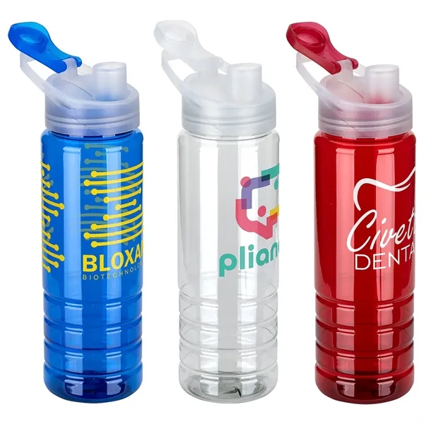 26 oz RPET Sports Bottle with Flip-Top Spout... from ASI 36730 Ariel Premium Supply Inc
