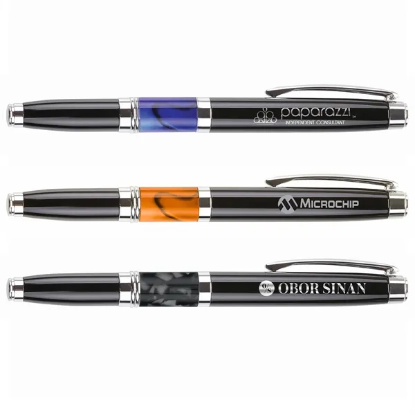 Romero Brass Cap-Off Rollerball Pen.... from ASI 46755 Cosmo Promos