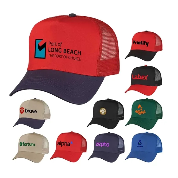Cotton Mesh Back Cap... from ASI 31517 Admart Products