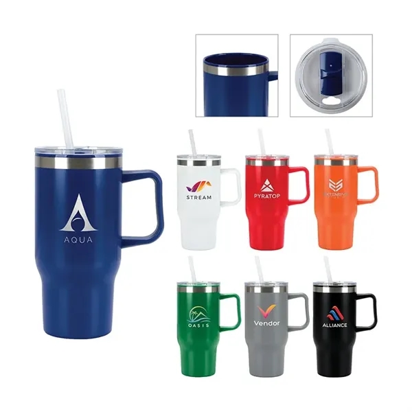 Baker 20 oz. Recycled PP Liner/Steel Outer Travel Mug... from ASI 67866 Logomark/Valumark