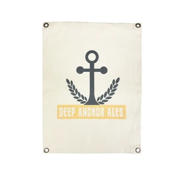 Bold, full-color canvas banner with vibrant print-perfect for offices, events, and... from ASI 92980 WOV-IN® / Universal Strap/Wov-In Line